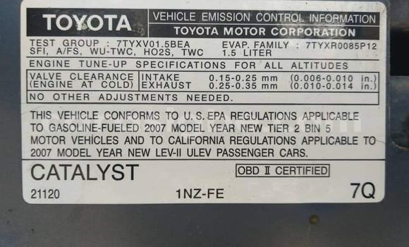 Buy Used Toyota Yaris Blue Car in Lome in Togo Buy Used Toyota Yaris Blue Car in Lome in Togo