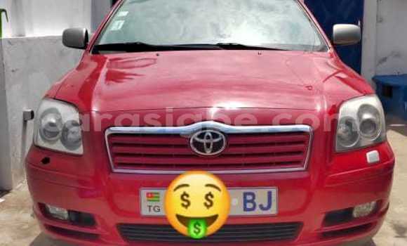 Buy Used Toyota Avensis Red Car in Lome in Togo Buy Used Toyota Avensis Red Car in Lome in Togo