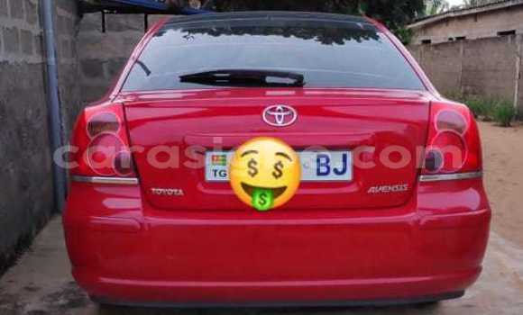 Buy Used Toyota Avensis Red Car in Lome in Togo Buy Used Toyota Avensis Red Car in Lome in Togo