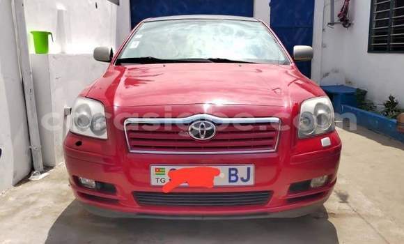 Acheter Occasion Voiture Toyota Avensis Rouge à Lomé, Togo Acheter Occasion Voiture Toyota Avensis Rouge à Lomé, Togo