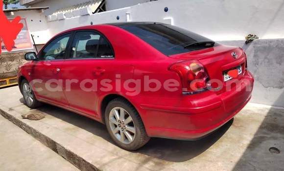 Acheter Occasion Voiture Toyota Avensis Rouge à Lomé, Togo Acheter Occasion Voiture Toyota Avensis Rouge à Lomé, Togo