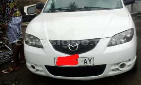 Acheter Occasion Voiture Mazda 3 Blanc à Lomé, Maritime
