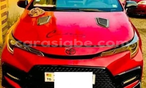 Acheter Occasion Voiture Toyota Corolla Rouge à Lomé, Maritime