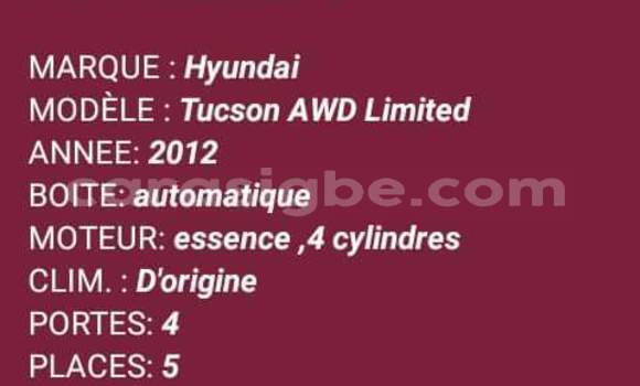 Acheter Occasion Voiture Hyundai Tucson Autre à Lomé, Togo Acheter Occasion Voiture Hyundai Tucson Autre à Lomé, Togo