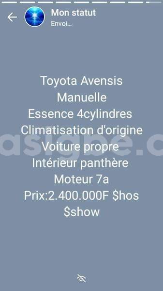 Big with watermark toyota avensis togo lome 7591