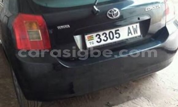 Acheter Occasion Voiture Toyota Corolla Noir à Lomé, Togo Acheter Occasion Voiture Toyota Corolla Noir à Lomé, Togo