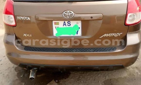 Buy Used Toyota Matrix Brown Car in Lome in Togo Buy Used Toyota Matrix Brown Car in Lome in Togo