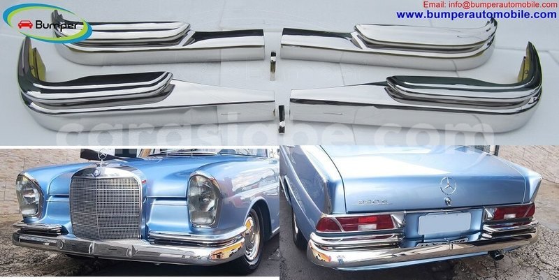 Big with watermark mercedes w111 w112 fintail saloon bumpers 00
