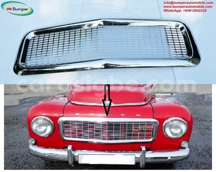 Big with watermark 1 volvo pv 544 front grill new