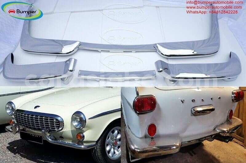 Big with watermark volvo p1800 jensen cow horn 1961 1963 bumpers 0