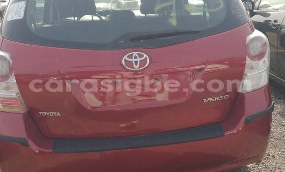 Buy Used Toyota Verso Red Car in Lome in Maritime Buy Used Toyota Verso Red Car in Lome in Maritime
