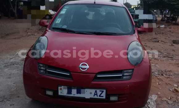 Acheter Occasion Voiture Nissan Micra Rouge à Lomé, Togo Acheter Occasion Voiture Nissan Micra Rouge à Lomé, Togo