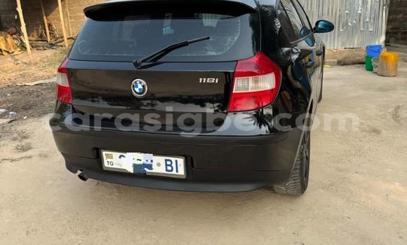 Buy Used BMW 1–Serie Black Car in Lome in Togo Buy Used BMW 1–Serie Black Car in Lome in Togo