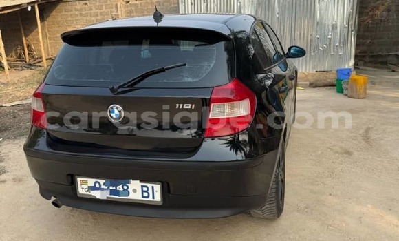 Buy Used BMW 1–Serie Black Car in Lome in Togo Buy Used BMW 1–Serie Black Car in Lome in Togo