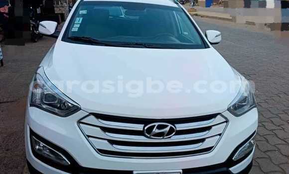 Acheter Occasion Voiture Hyundai Santa Fe Blanc à Lomé, Maritime