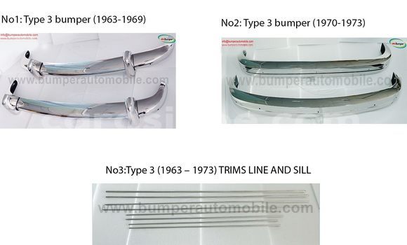 Type 3 bumper and trims