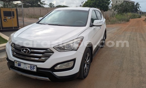 Acheter Occasion Voiture Hyundai Santa Fe Blanc à Agbelouve, Maritime