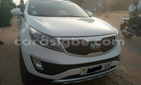 Acheter Occasion Voiture Kia Sportage Blanc à Lomé, Maritime