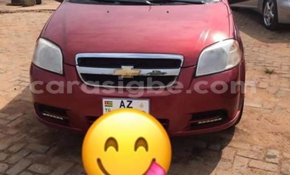Acheter Occasion Voiture Chevrolet Aveo Rouge à Lomé, Maritime Acheter Occasion Voiture Chevrolet Aveo Rouge à Lomé, Maritime