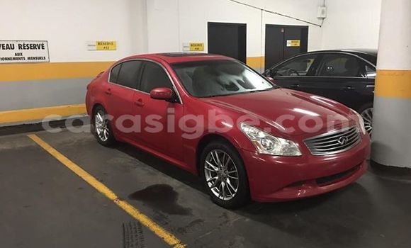 Acheter Occasion Voiture Infiniti G Rouge à Lomé, Maritime Acheter Occasion Voiture Infiniti G Rouge à Lomé, Maritime