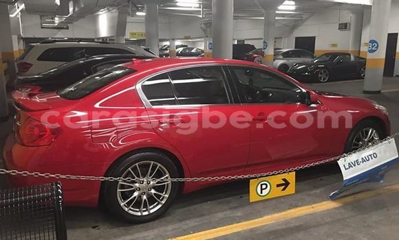 Acheter Occasion Voiture Infiniti G Rouge à Lomé, Maritime Acheter Occasion Voiture Infiniti G Rouge à Lomé, Maritime